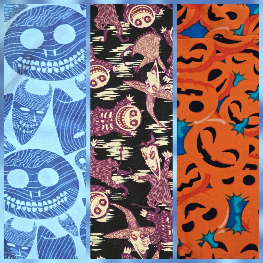Lularoe Nightmare Before Christmas Halloween Tall & Curvy Plus Size Bundle